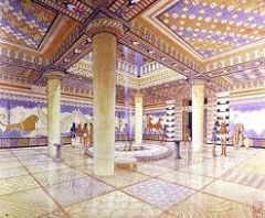 What are the architectural characteristics of the Mycenaean city.