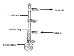 Reflux is the process in which the rate of a reaction is increased through the use of heat. Organic compounds; however, are very volatile with high vapour pressures. For this reason, a condenser is used to continually condense the vapours formed. ...