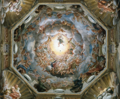Assumption of the Virgin (Parma Cathedral), Baroque foreshadowing
