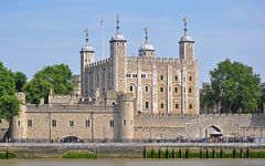   Her Majesty's Royal Palace and Fortress of the Tower of London  
Founded by 

William the Conqueror in 1078

Was used as a prison once