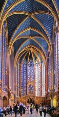

Sainte-Chapelle = holy chapel

Stained glass