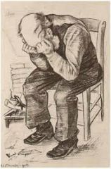 Vicent Van Gogh. Old Man with His Head in His Hands