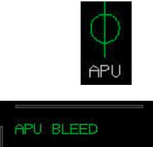 -- APU bleed valve indicates open on the BLEED page. 

-- APU BLEED is presented in green in the memo section of the E/WD. 

NOTE: It is not possible to determine whether APU bleed air is in
use solely by referencing the APU BLEED pb on the ove...