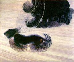 Dynamism of a Dog on a Leash
 
oil on canvas