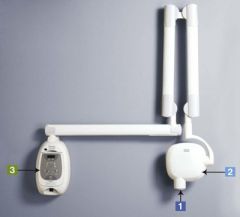 1Position Indicating Device (PID)
2Tube Head
3X-Ray Unit