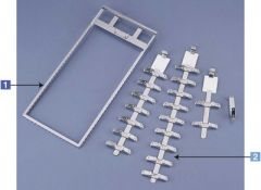 1Panoramic rack
2Individual single X-Ray Racks