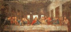 The last supper by Leonardo da Vinci
tempera and oil on plaster
Italian High Renaissance