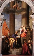 Pesaro Madonna by Titian
oil on canvas
Italian High Renaissance (Venice)