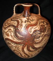 Marine Style octopus jar