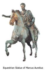 Equestrian statue of Marcus Aurelius rome