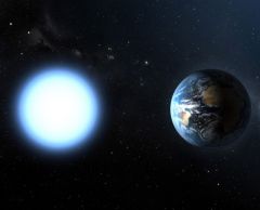 Explain the mass, volume, and density of a white dwarf star. What was the mass of the star it started out as?