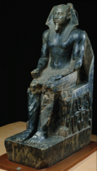 statue of khafre, diorite, ca. 2500 BCE