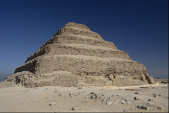 Imhotep, Stepped pyramid of Djoser, limestone, Saqqara, ca. 2630 BCE
