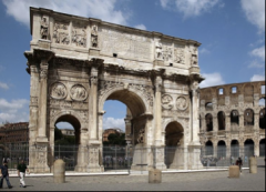 Arch of Constantine, Rome ca. 315 AD