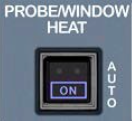 -- On the ground, low-level heat will be applied to the windows and probes
prior to engine start. 
							
							
								

-- After start of the first engine, the system reverts to its programmed logic, but the ON
light in the pb remains i...