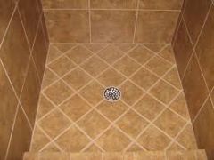 Top or completed tile floor layer.