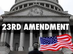 Amendment XXIII - Gives residents of Washington D.C. the right to vote