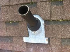 A device used to seal vent pipe protrusions from the roofing surface.