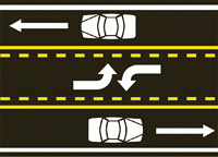 is for turning left
