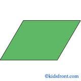 What is this shape called?

BONUS: Are the opposite sides congruent? Are the opposite sides parallel?  What kind of angles are there?