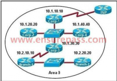 The internetwork infrastructure of company XYZ consists of a single OSPF area as shown in the
graphic. There is concern that a lack of router resources is impeding internetwork performance. As
part of examining the router resources, the OSPF DR...