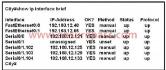 A network associate has configured OSPF with the command:
City(config-router)# network 192.168.12.64 0.0.0.63 area 0
After completing the configuration, the associate discovers that not all the interfaces are
participating in OSPF. Which three...