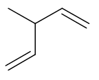 Draw the structure of the product formed when this molecule reacts with excess bromine at RTP