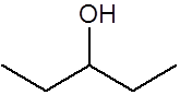 Suggest the structure of the alkene, and the reagents and conditions, that could be used to produce this substance in the laboratory