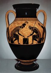 Achilles and Ajax Playing a Game
by Exekias
Archaic Greek
