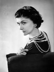 Founder of the "Chanel" Fashion brand, producing clothes, bags, make-up, perfume, ...