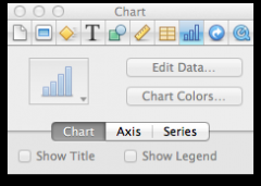 You can modify data for a chart in the “Chart Data Editor”