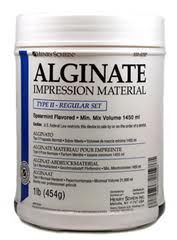 Alginate  *It’s the most commonly used material.*