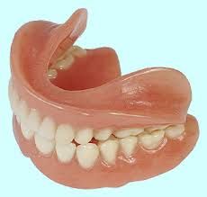 What are the 4 parts of a Complete Removable Denture?