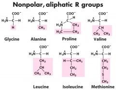 Non-polar groups