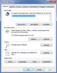 You have a computer running Windows 7 Ultimate.
Using Internet Explorer 8, you need to set restriction on ActiveX controls.
Select the tab you would choose to set the restrictions?