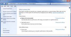 You have a laptop running windows 7 Ultimate.

You keep the laptop plugged in most of the time and would like to use the full CPU power for a video project you are working on.

Select the power plan you would use to provide full CPU power?