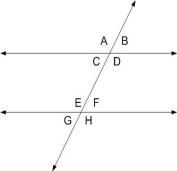 Angles A and H are known as
