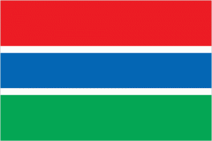 The Gambia
Capital: Banjul
Border Countries: 1 - Senegal
Area: 167th, 11,300 sq km (2x Delaware)
GDP: 182nd, $3.387B
GDP per capita: 214th, $1,700
Population: 147th, 2,009,648
Ethnic Groups: 

Mandinka/Jahanka 33.8%, Fulani/Tukulur/Lorobo 22.1%...
