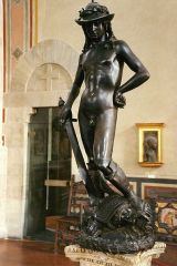 - Bronze sculpture of DAVID
- Mary Magdalen in gilded wood

one of the founders of the Renaissance Style

he was a leading sculpture in Italy