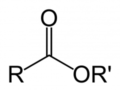 ester; carbonyl adjacent to an ether linkage

-OH group replaced by O(alkyl) group