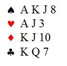 How would opener show this hand?
(Open and rebid)