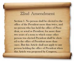 What does amendment 22 (XXII) stand for?