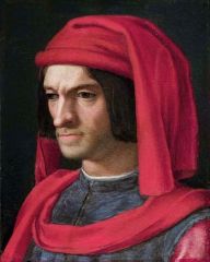 Grandson of Cosimo de Medici and dominated the city during Florence's golden age.