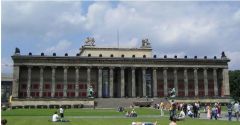 18-19th century. Used to promote Prussian style. Buildings are conscious of/compliment site. Altes Museum- Greek collonade, designed with park in mind.