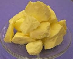 Color-yellow
hardness-1.5-2.5
streak-white
cleavage-none
-smelly