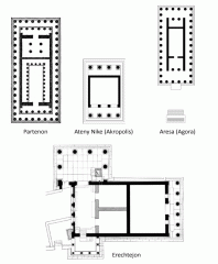 *the inner area of an ancient temple, especially one housing the hidden cult image in a Greek or Roman temple.