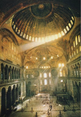 Interior of Hagia Sophia, 532