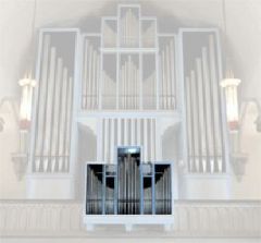 Which section of this Baroque organ is highlighted?

 