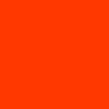 Bright red-orange color