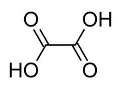HO2CCO2H, or H2C2O4

A DIPROTIC weak acid
